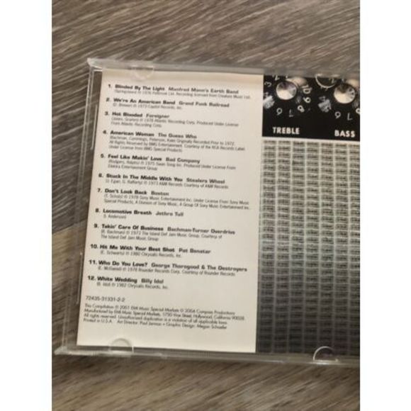 100% Classic Rock - The Original Hits. Various Artists - Music CD . Pre Owned - Picture 6 of 7